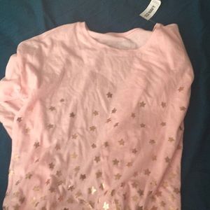 Cute Pink and Gold Long Sleeve